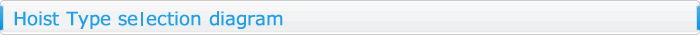 三菱ホイスト機種選定表